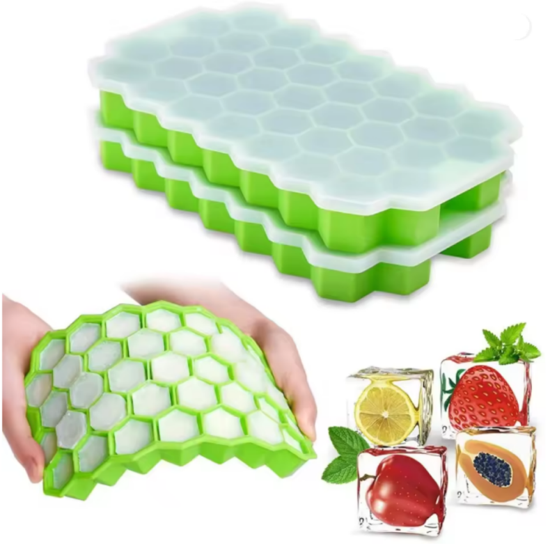 Ice Mold Sphere - Creative Hexagon 37 Grid Ice Making