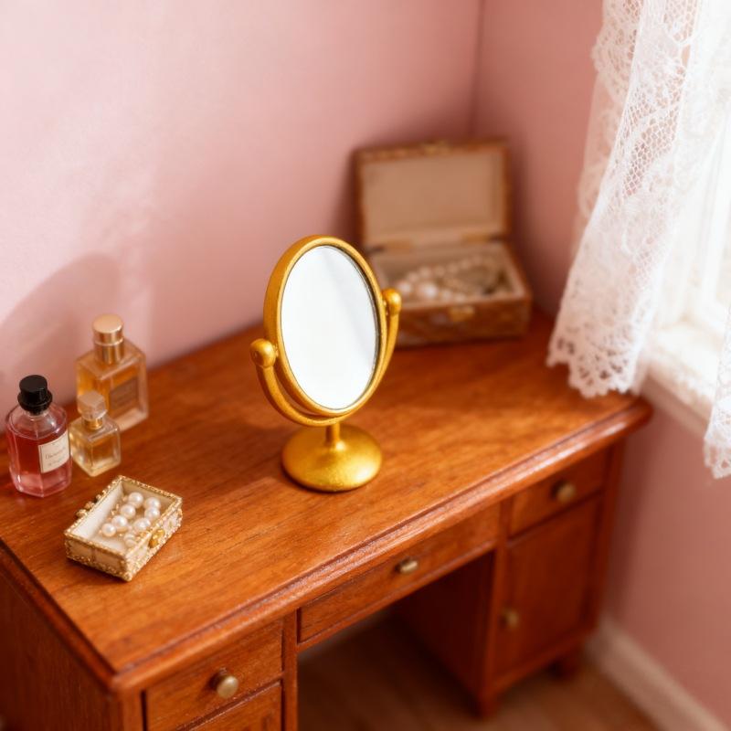 1Pcs Miniature Retro Mirror Dr - Home Bargains ulasan dan harga
