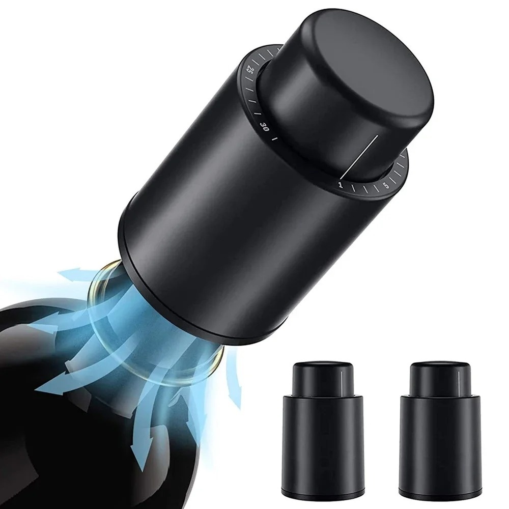 Push Type Vacuum Wine Preserve - Wine Preservation Pump ulasan dan harga
