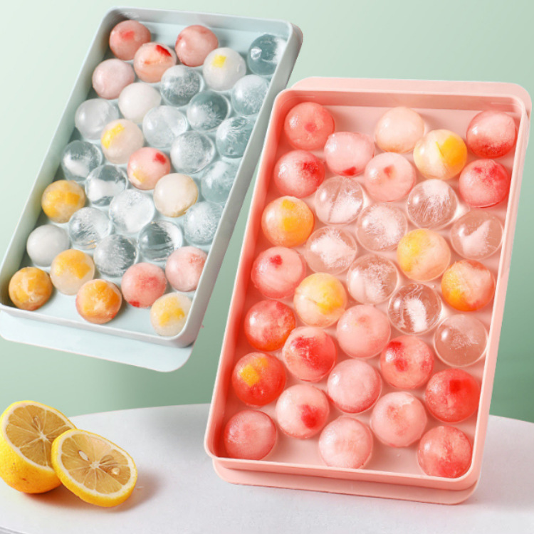 3D Round Ice Cube Tray with Li - Ice Mold Sphere ulasan dan harga