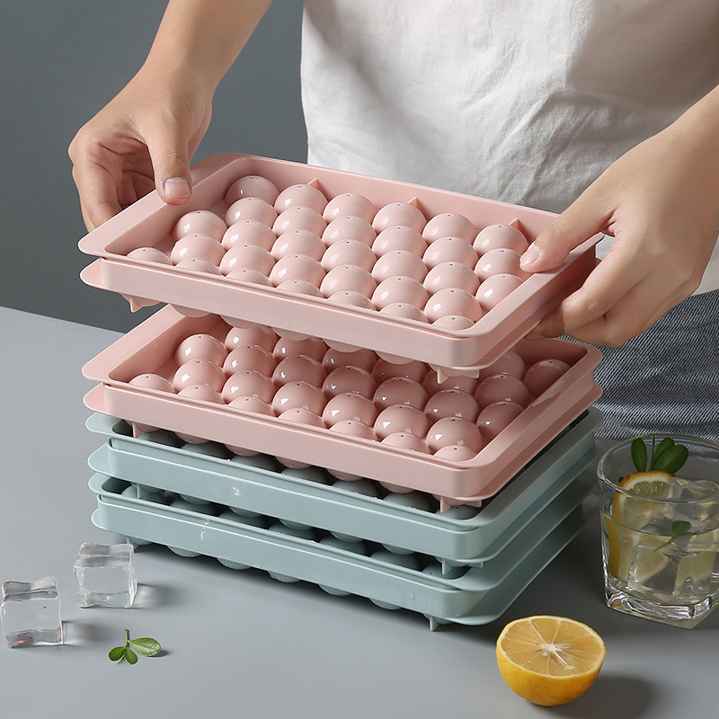 3D Round Ice Cube Tray with Li - Ice Mold Sphere ulasan dan harga