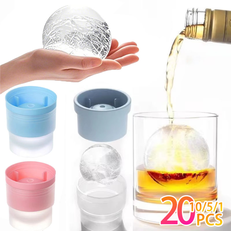 1-20PCS Large Ice Ball Maker M - Ice Mold Sphere ulasan dan harga