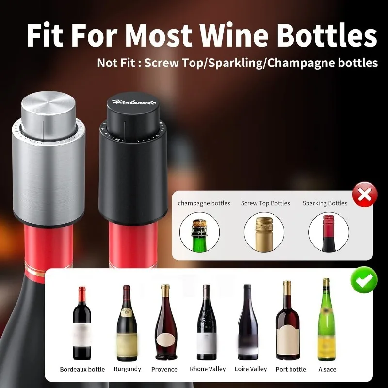 Wine Bottle Stoppers Vacuum Wi - Wine Preservation Pump ulasan dan harga