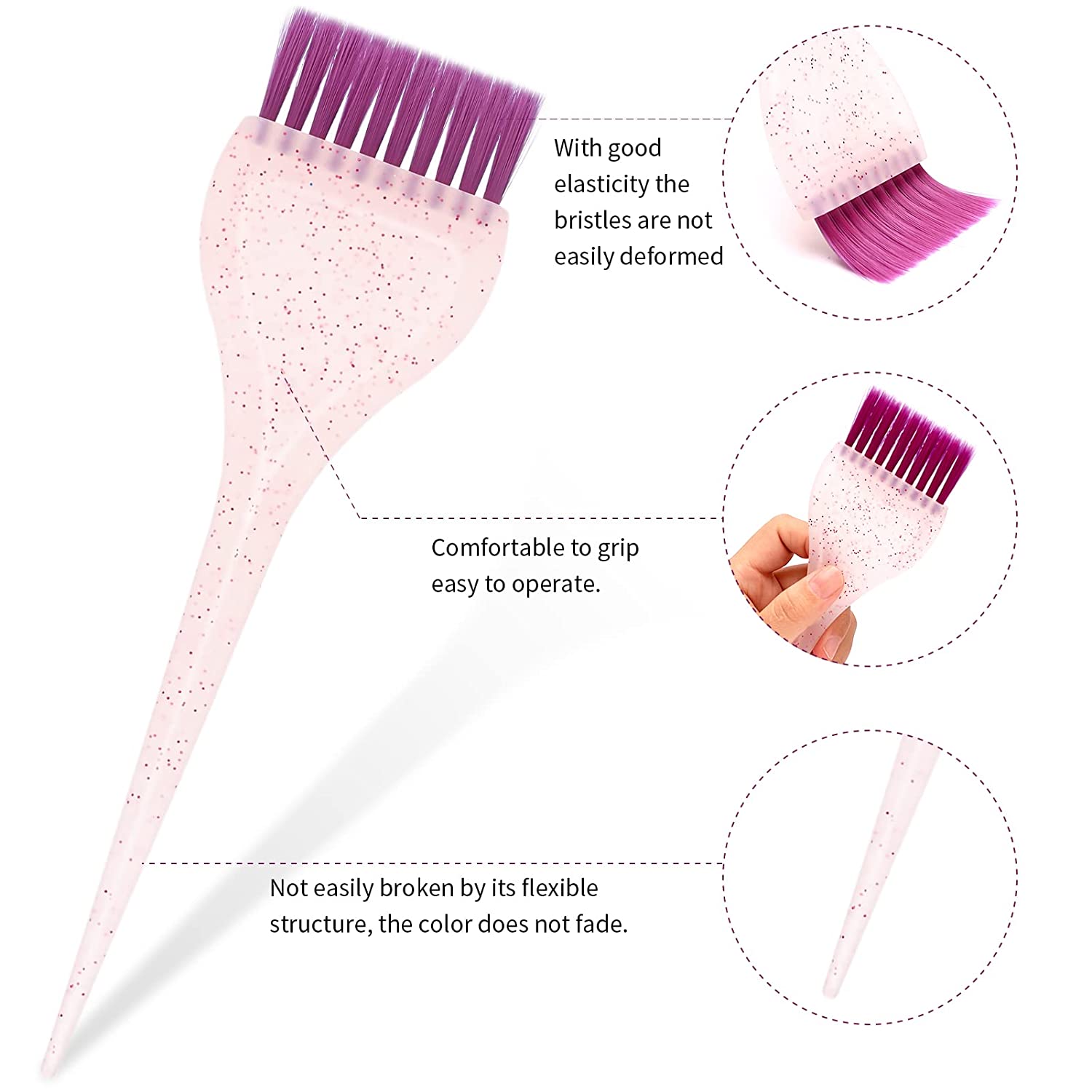 Professional Dye Hair Brush Sa - Home Barbershop ulasan dan harga