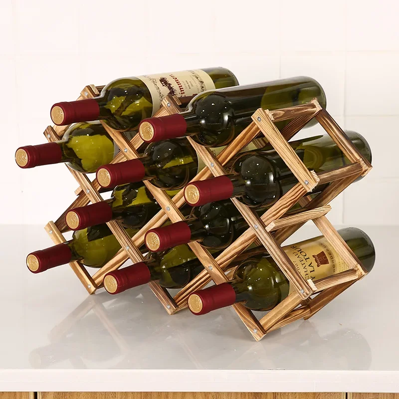 Collapsible Wooden Wine Racks  - Home Bar Setup ulasan dan harga