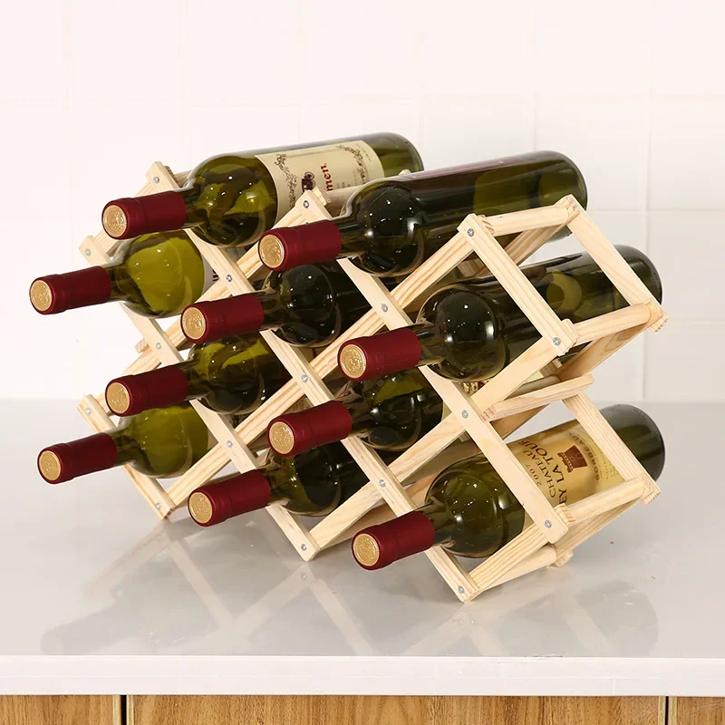Collapsible Wooden Wine Racks  - Home Bar Setup ulasan dan harga