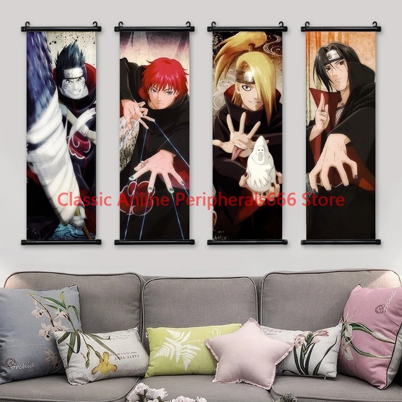 Naruto Hanging Painting Canvas - Home Bar Setup ulasan dan harga