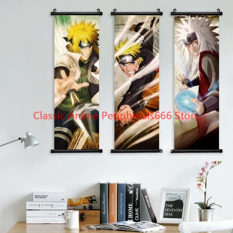 Naruto Hanging Painting Canvas - Home Bar Setup ulasan dan harga