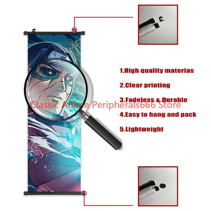 Naruto Hanging Painting Canvas - Home Bar Setup ulasan dan harga