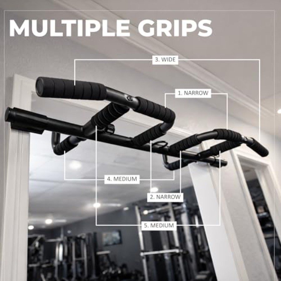 Doorway Pull Up Bar Set with S - Home Bar Setup ulasan dan harga