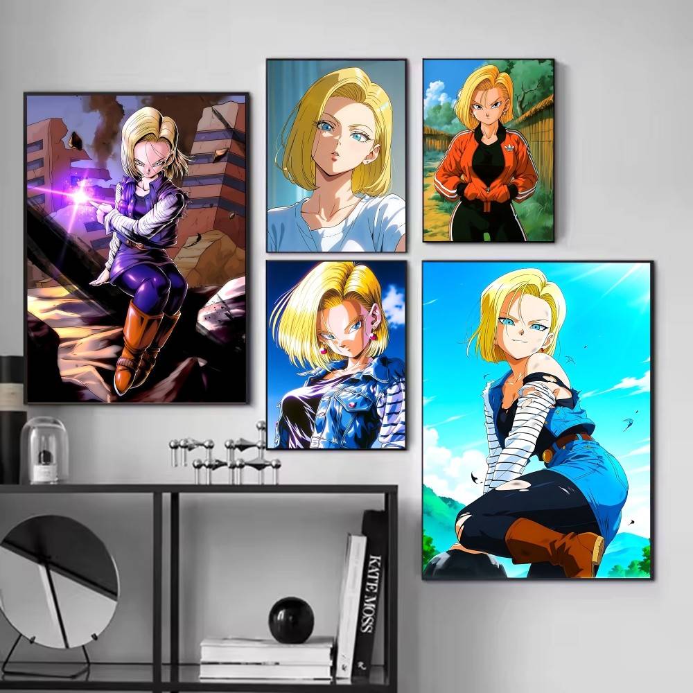 Anime DRAGON BALL Android 18 p - Home Bar Android ulasan dan harga