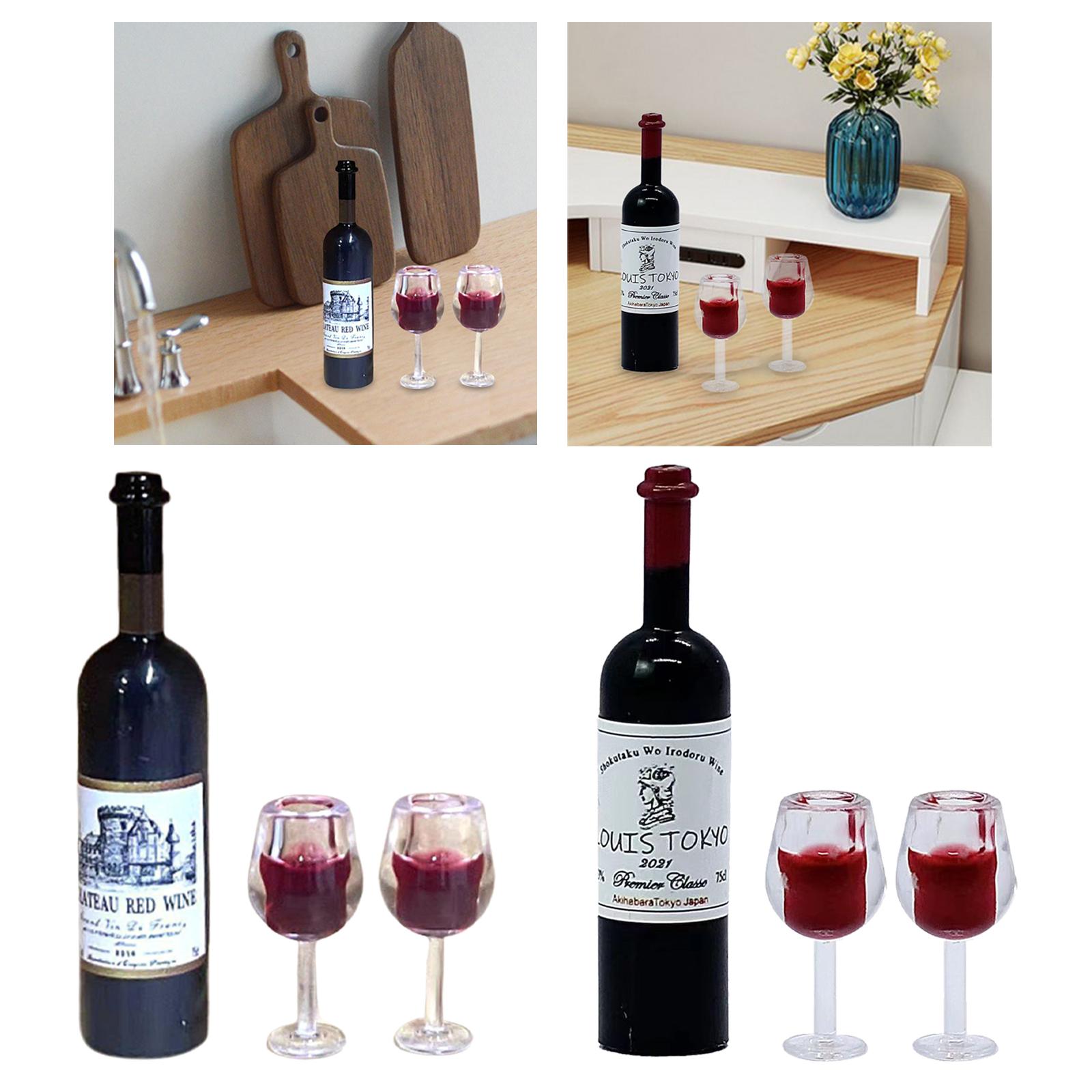 1/12 Scale Dollhouse Wine Bott - Home Bar Setup ulasan dan harga