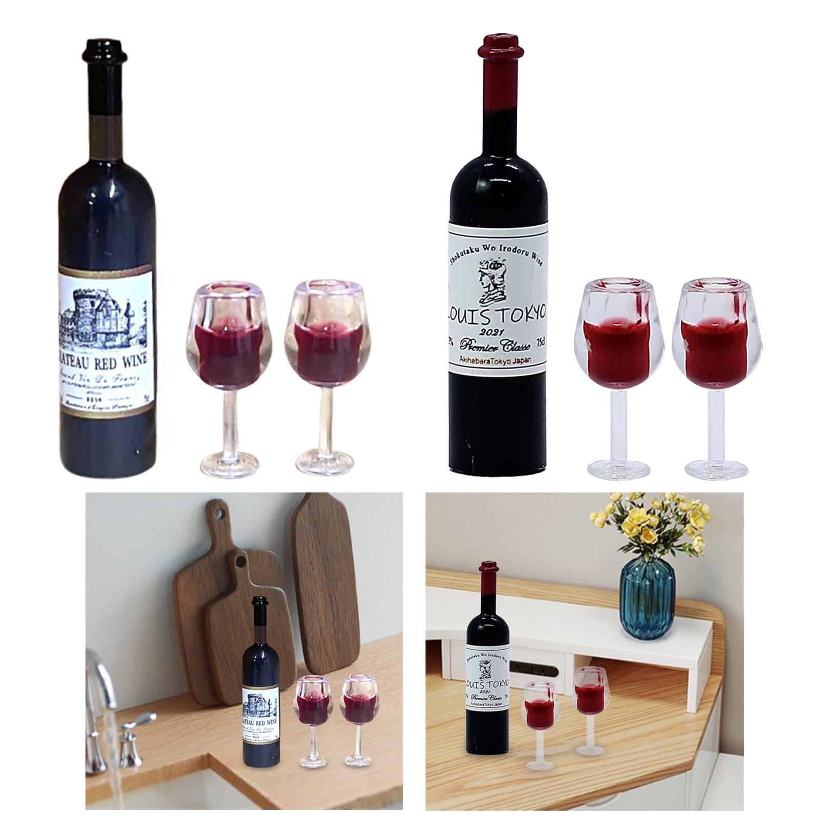 1/12 Scale Dollhouse Wine Bott - Home Bar Setup ulasan dan harga