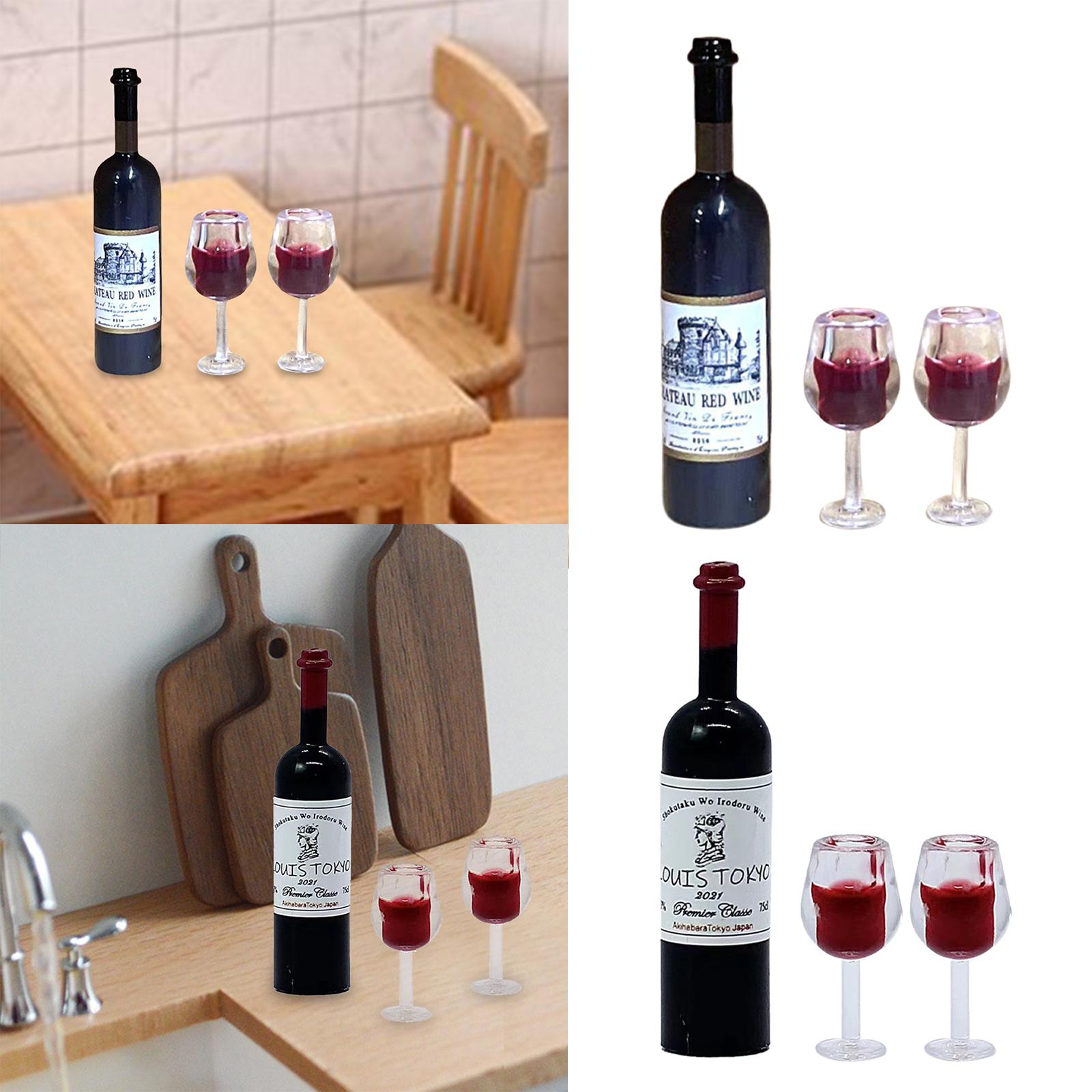 1/12 Scale Dollhouse Wine Bott - Home Bar Setup ulasan dan harga